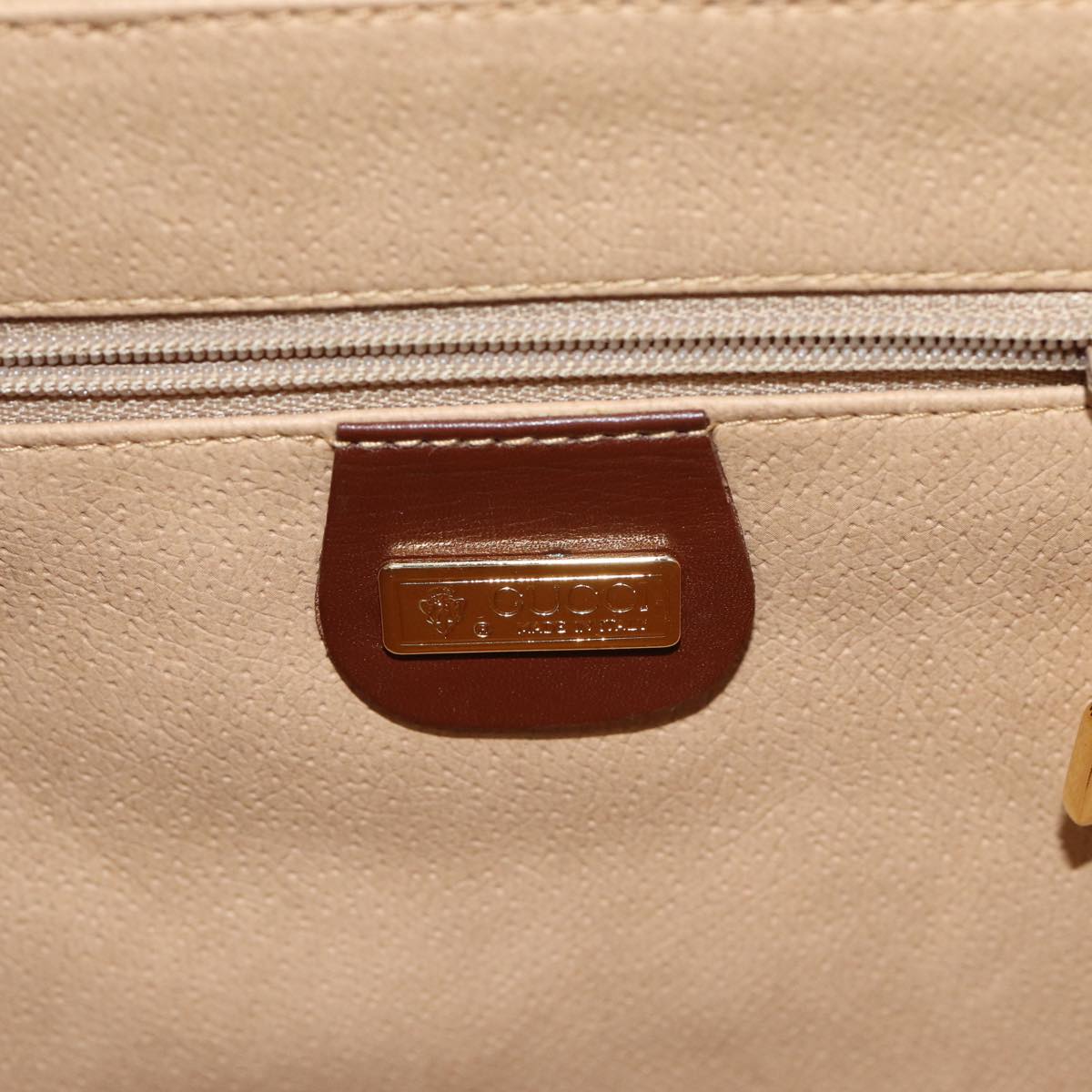 Gucci Brown Canvas Shoulder Bag (Pre-Owned)