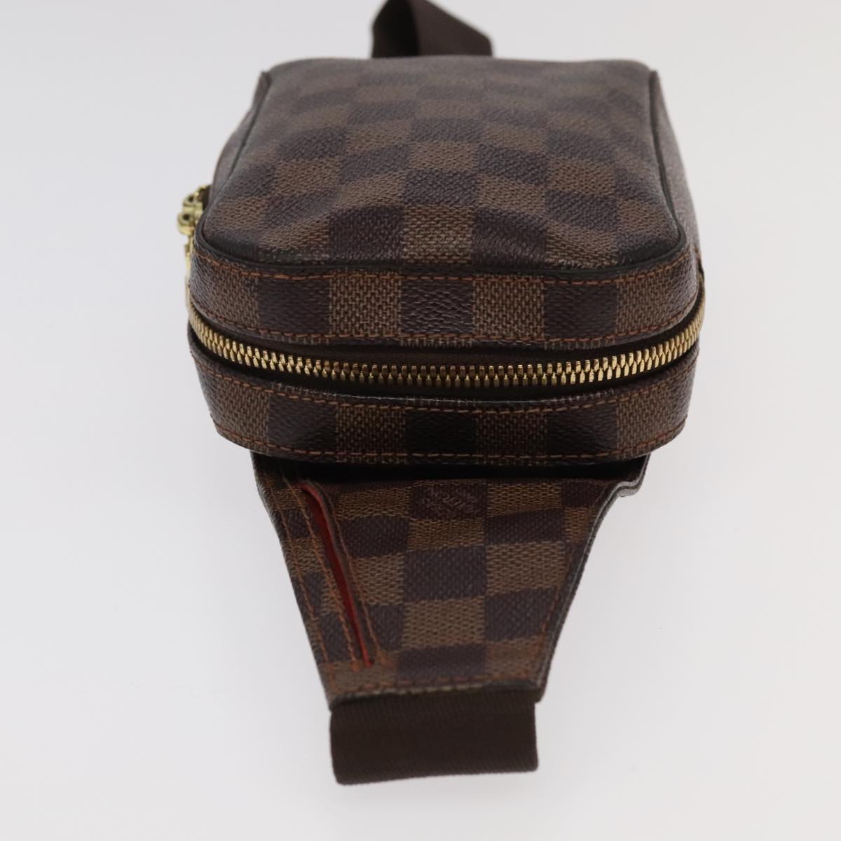 Louis Vuitton Geronimos Brown Canvas Shoulder Bag (Pre-Owned)