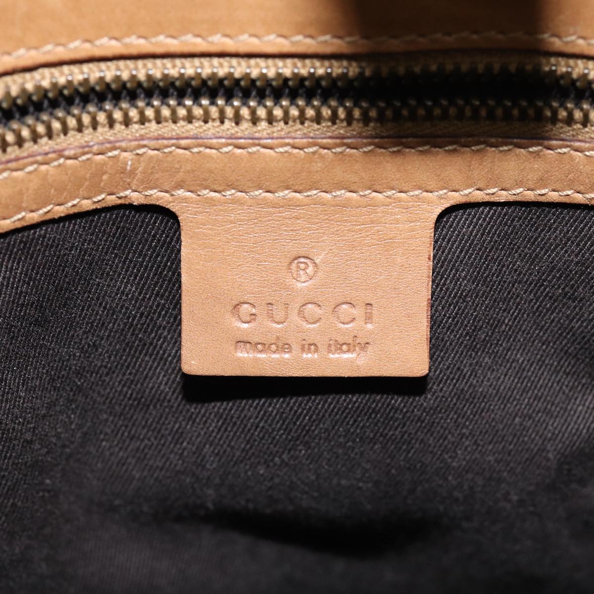 Gucci Gg Canvas Beige Canvas Tote Bag (Pre-Owned)