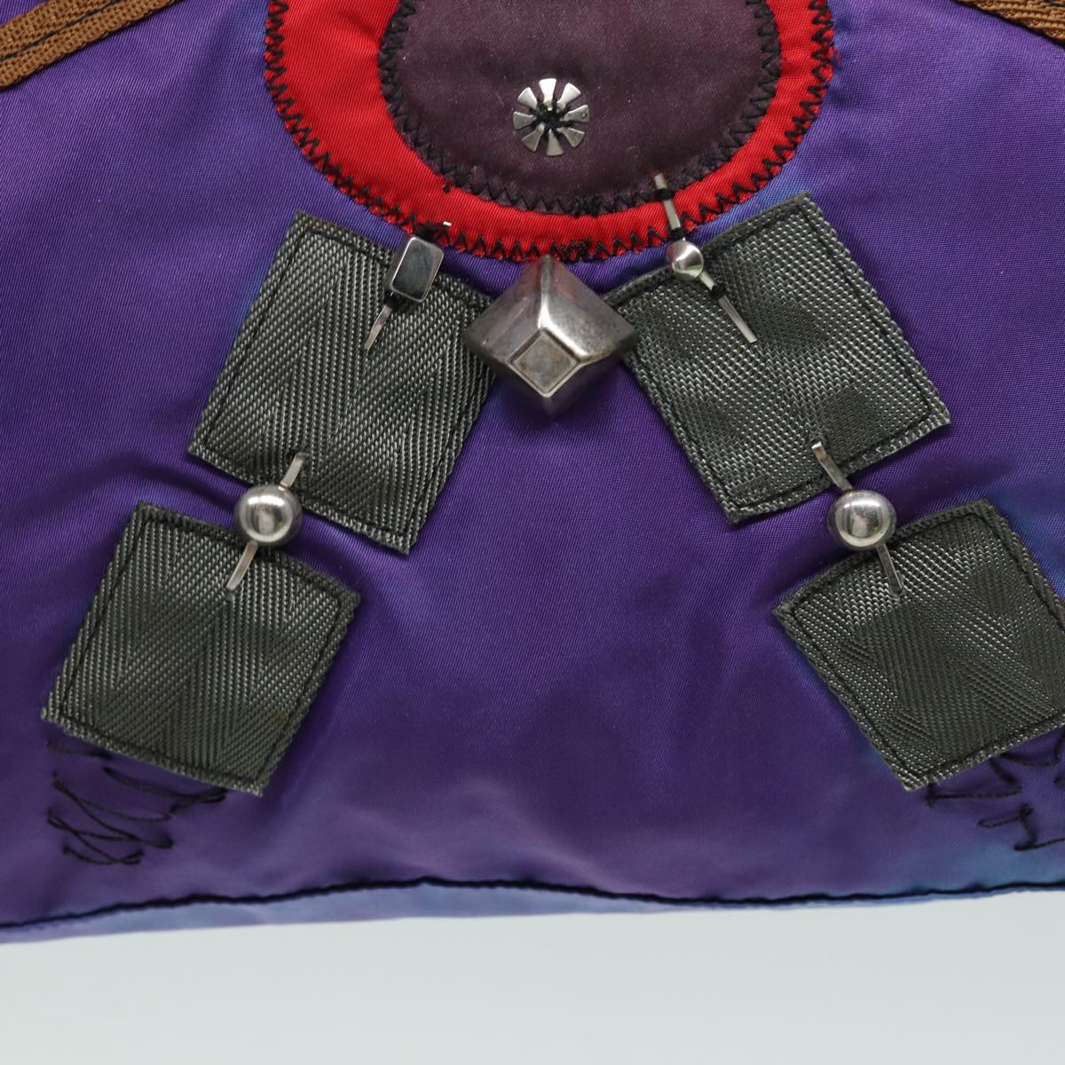 Prada Robot Purple Synthetic Tote Bag (Pre-Owned)
