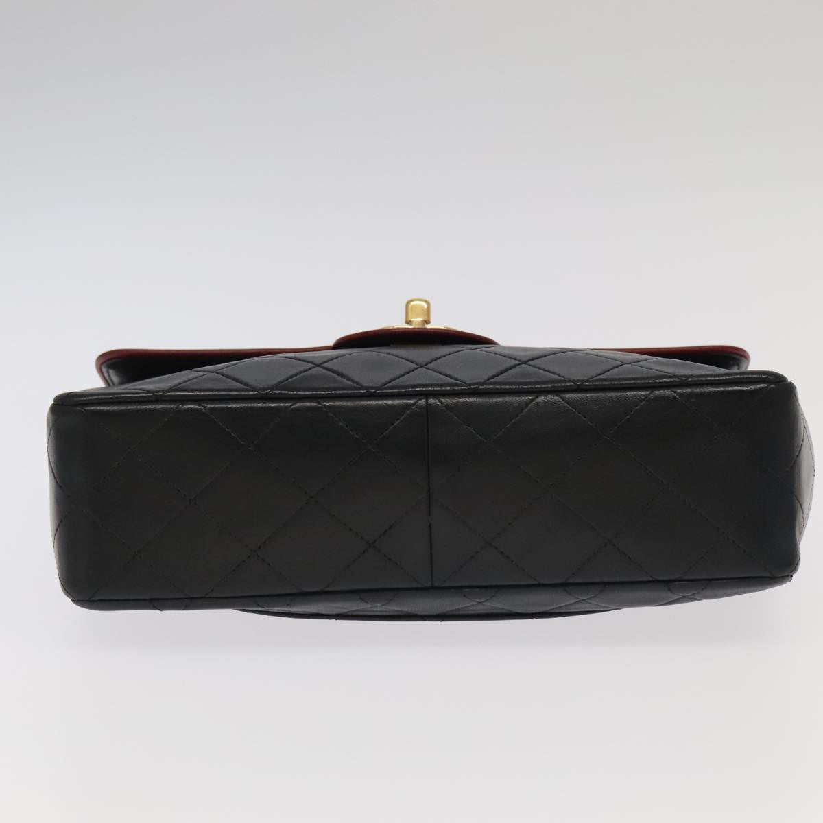 Chanel Coco Mark Black Leather Shoulder Bag (Pre-Owned)