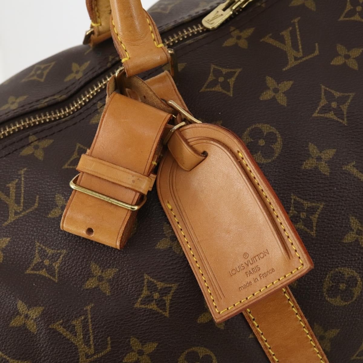 Louis Vuitton Keepall Monogram Canvas Brown Canvas Travel Bag Bag (Pre-Owned)