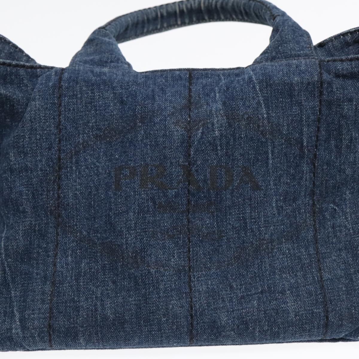 Prada Canapa Blue Denim - Jeans Handbag (Pre-Owned)