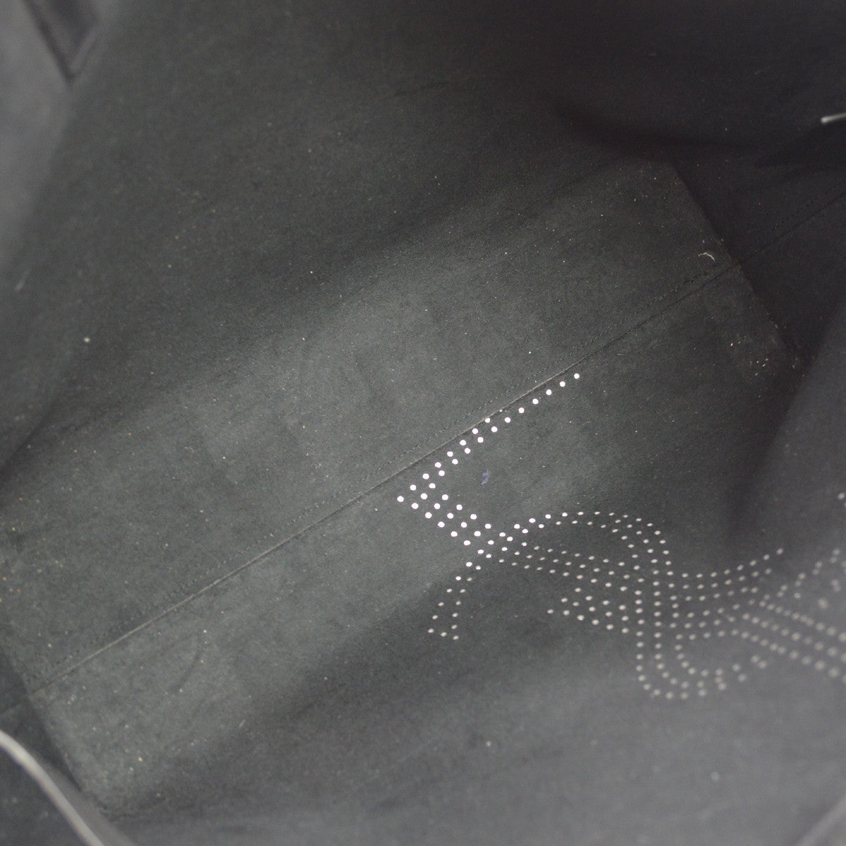 Saint Laurent Shopper Leather Black Leather Tote Bag Bag (Pre-Owned)
