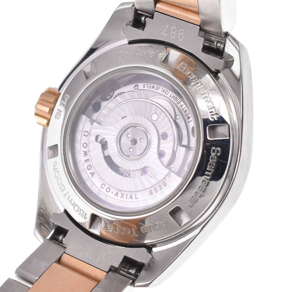 Omega Seamaster Aqua Terra 150M Co-Axial Chronometer Automatic Stainless Steel And Rose Gold Watch (Pre-Owned)