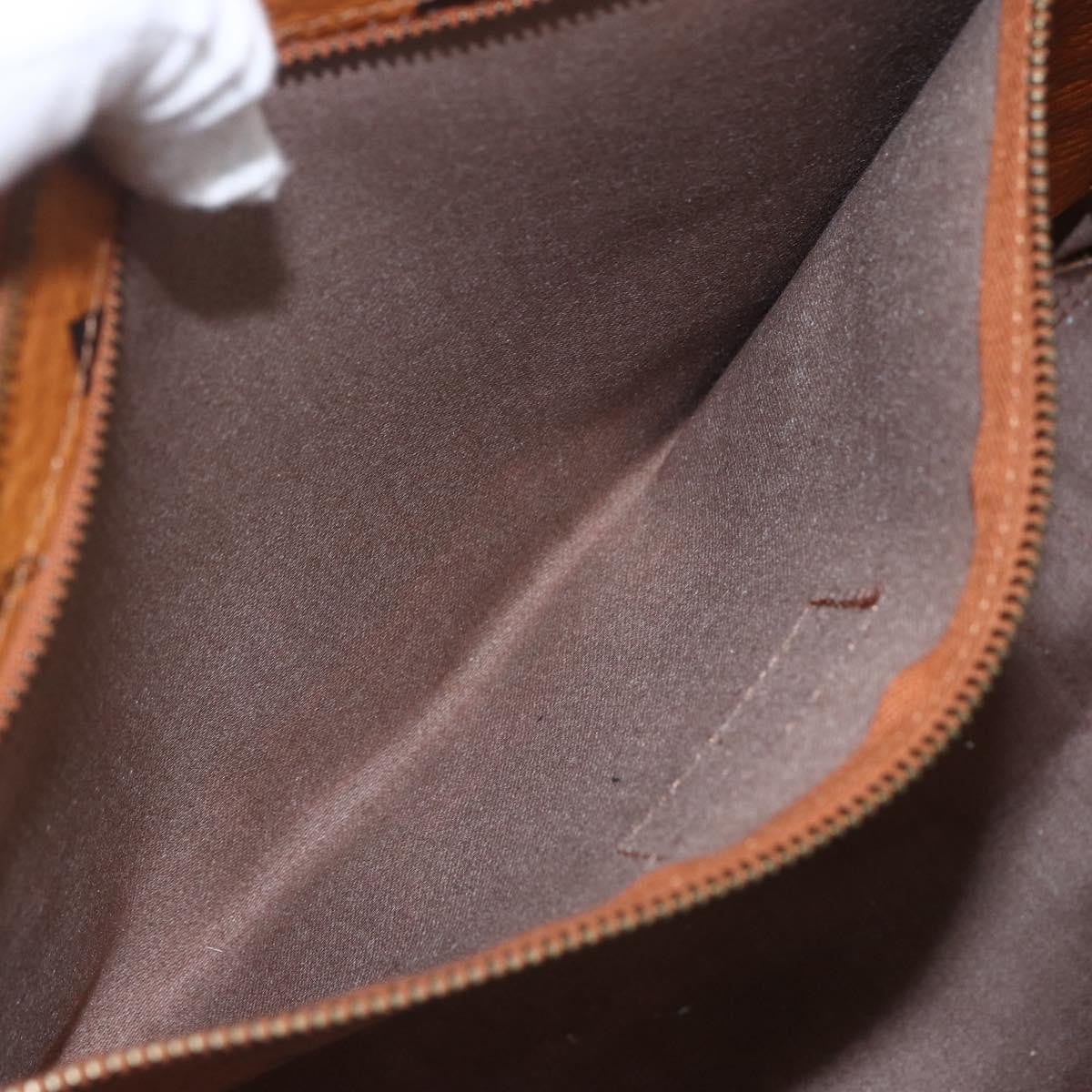 MCM Vintage Visetos Canvas Brown Pvc Tote Bag Bag (Pre-Owned)