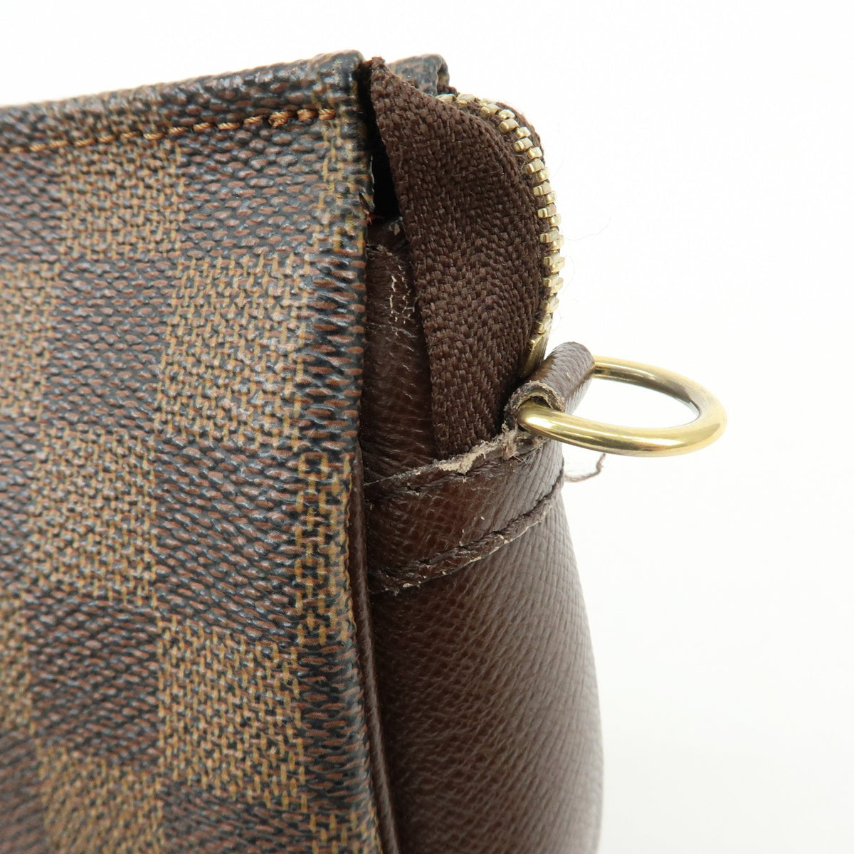 Louis Vuitton Trousse Make Up Damier Brown Canvas Clutche & Pouche Bag (Pre-Owned)