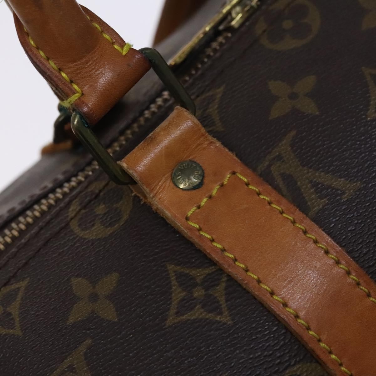 Louis Vuitton Keepall Monogram Canvas Brown Canvas Travel Bag Bag (Pre-Owned)
