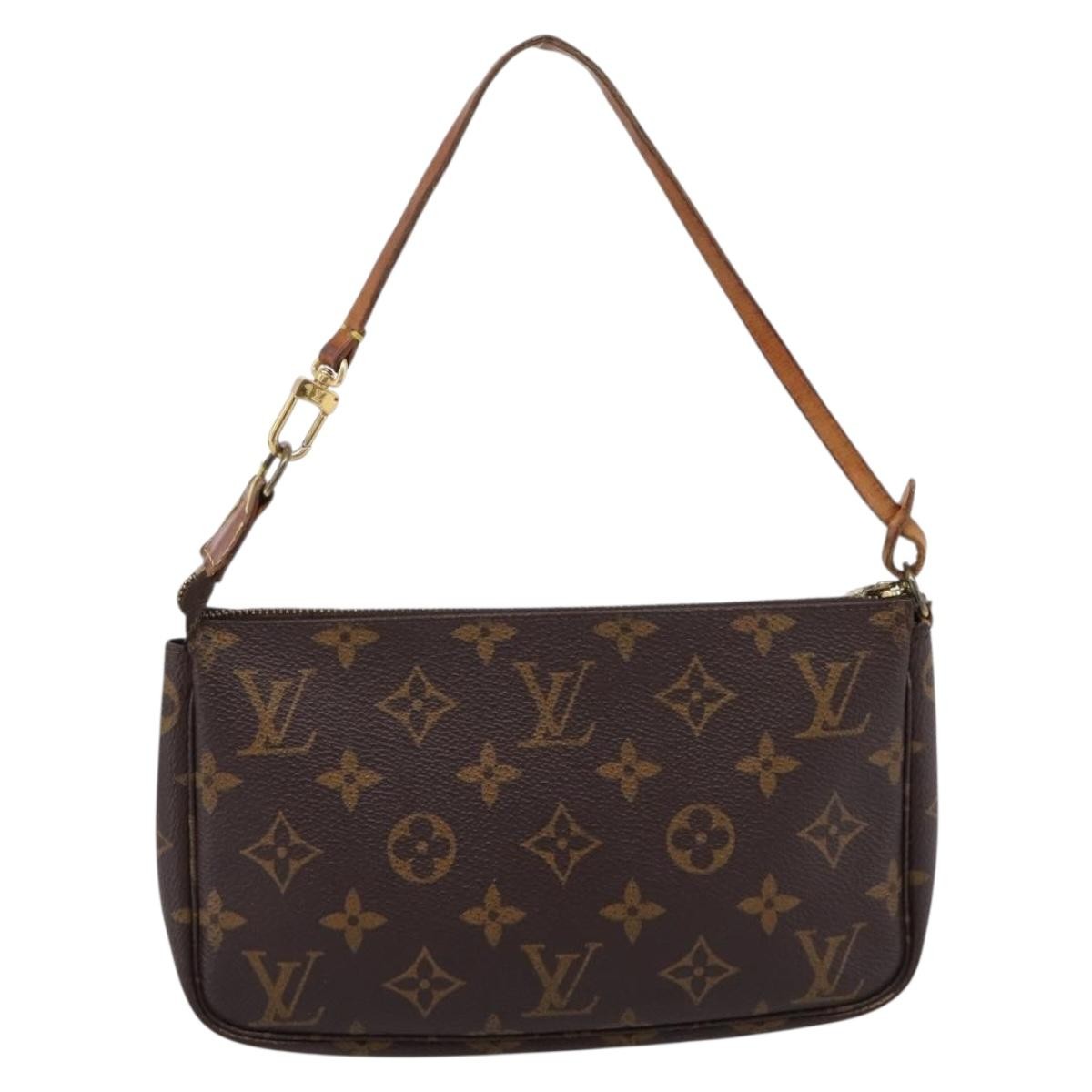 Louis Vuitton Pochette Accessoires Nm Monogram Canvas Brown Canvas Clutche & Pouche Bag (Pre-Owned)
