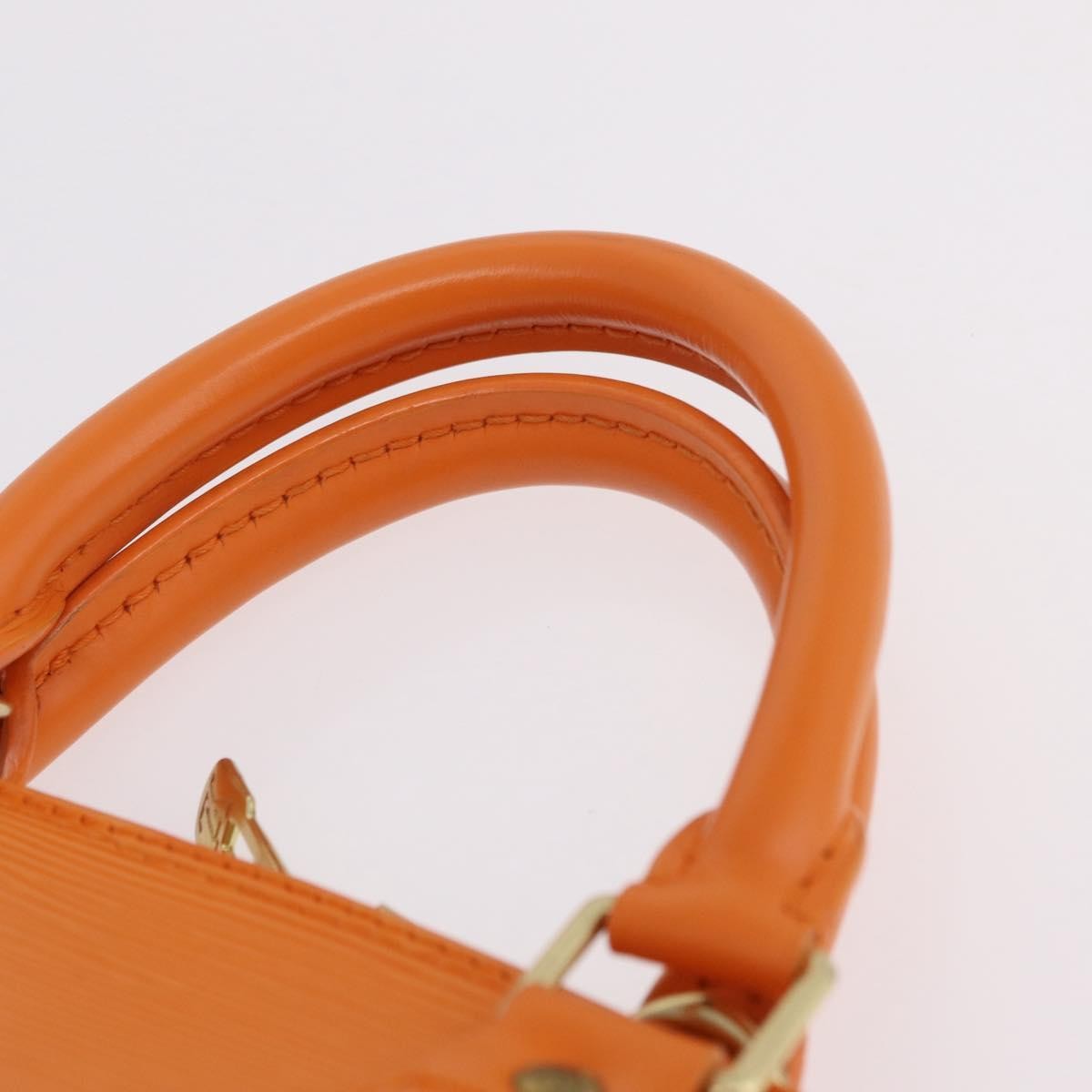 Louis Vuitton Alma Epi Leather Orange Leather Handbag (Pre-Owned)