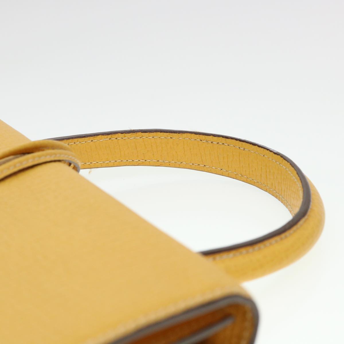 Loewe Barcelona Yellow Leather Handbag (Pre-Owned)