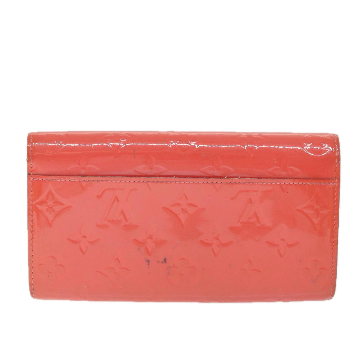 Louis Vuitton Portefeuille Sarah Pink Patent Leather Wallet  (Pre-Owned)