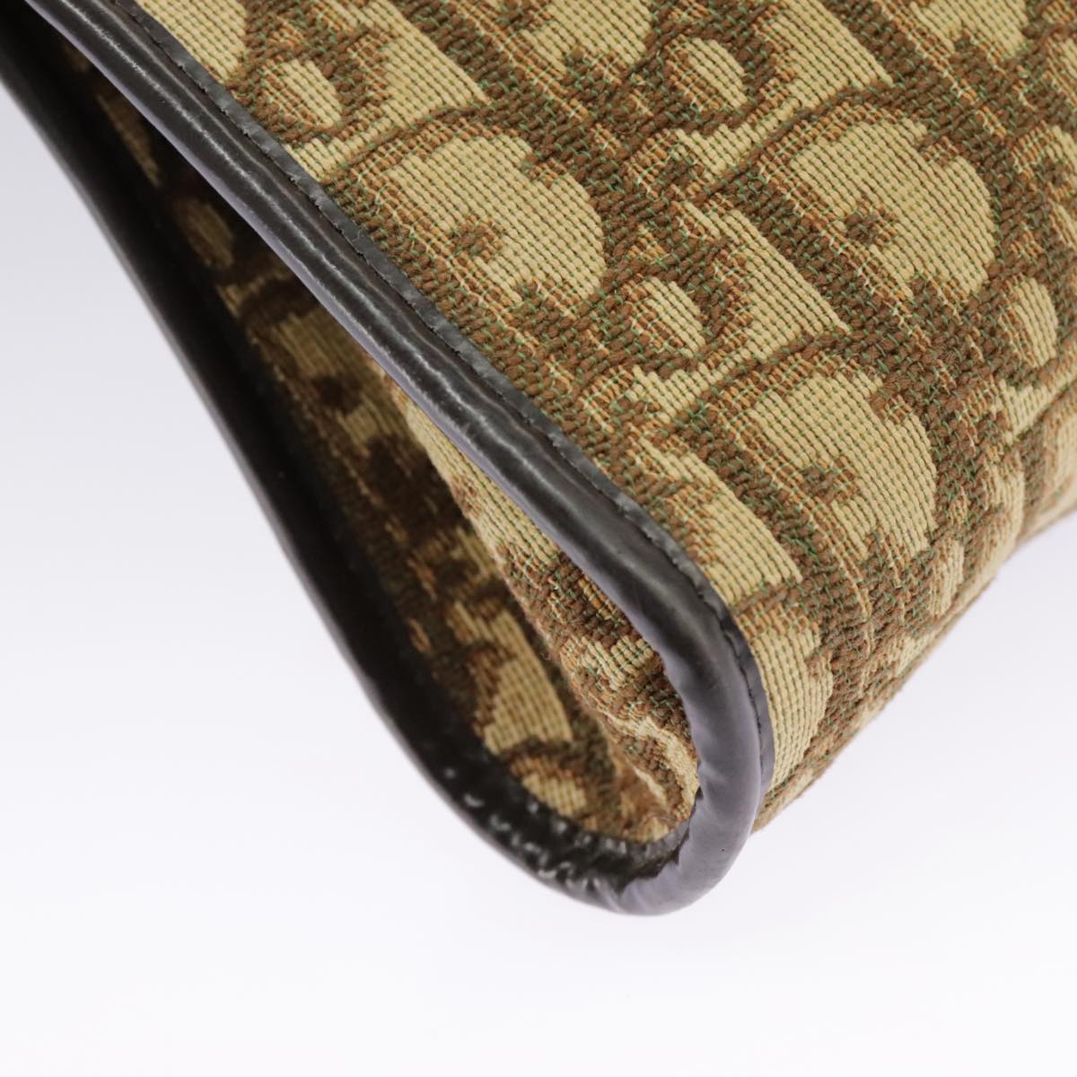 Dior 30 Montaigne Beige Canvas Shoulder Bag (Pre-Owned)