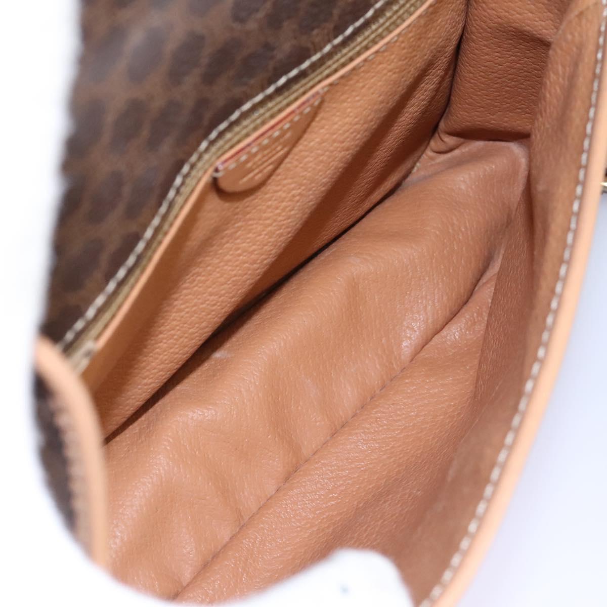 Céline Macadam Brown Canvas Shoulder Bag (Pre-Owned)