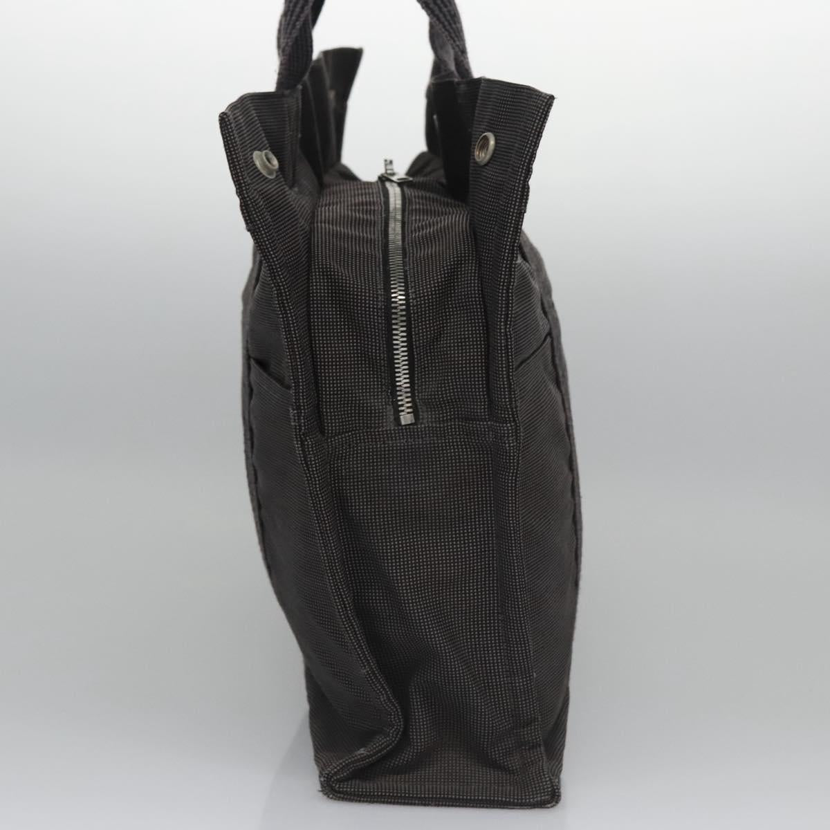 Hermès Herline Grey Canvas Tote Bag (Pre-Owned)