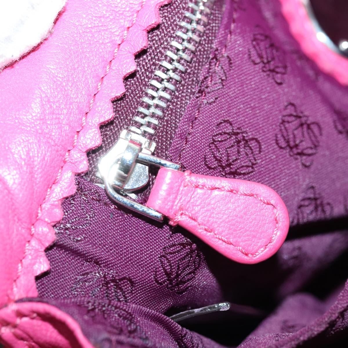 Loewe Flamenco Pink Leather Shoulder Bag (Pre-Owned)