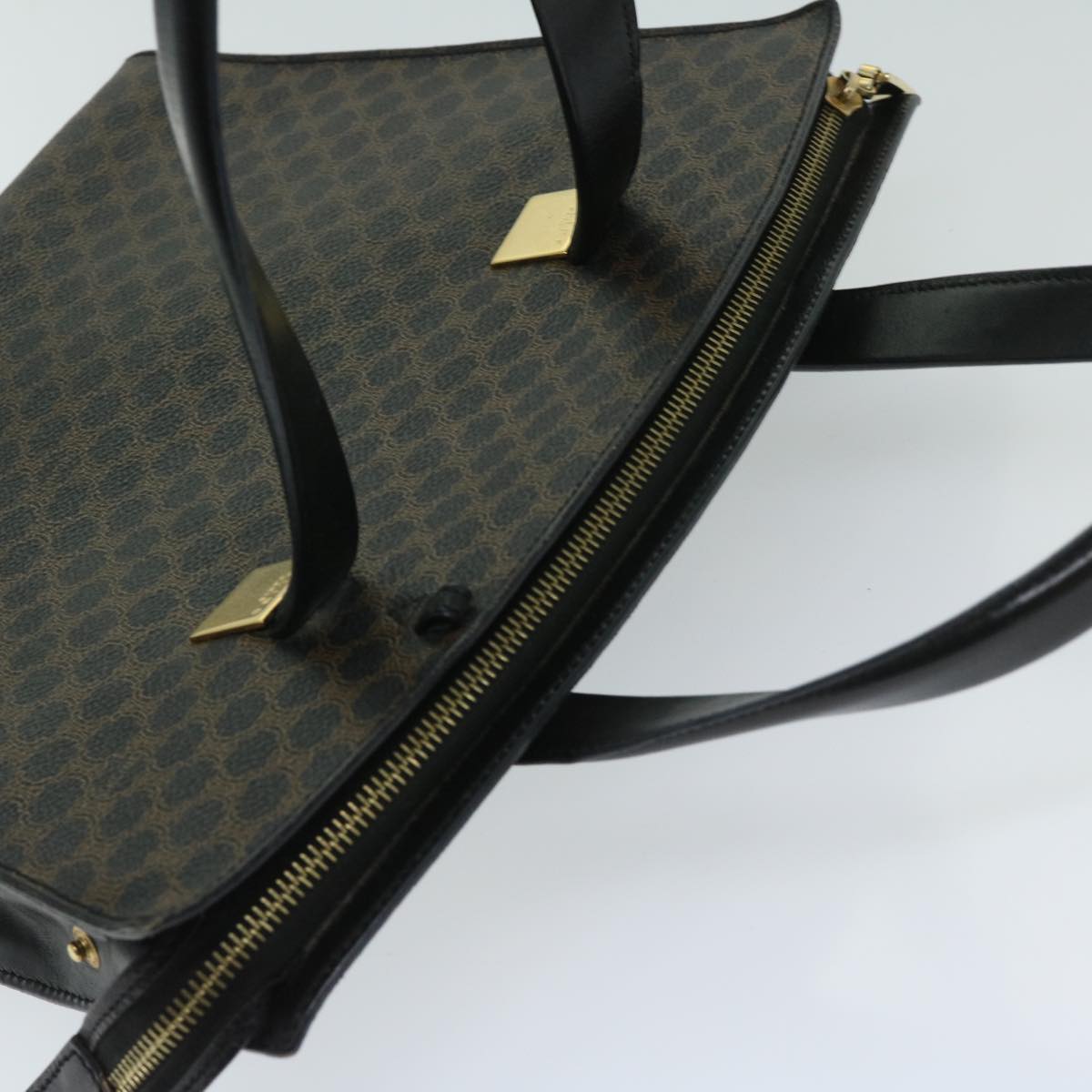 Céline Macadam Black Canvas Handbag (Pre-Owned)