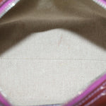 Dior Oblique Purple Patent Leather Handbag (Pre-Owned)