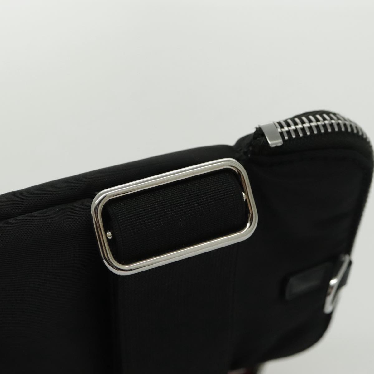 Prada Black Synthetic Clutch Bag (Pre-Owned)