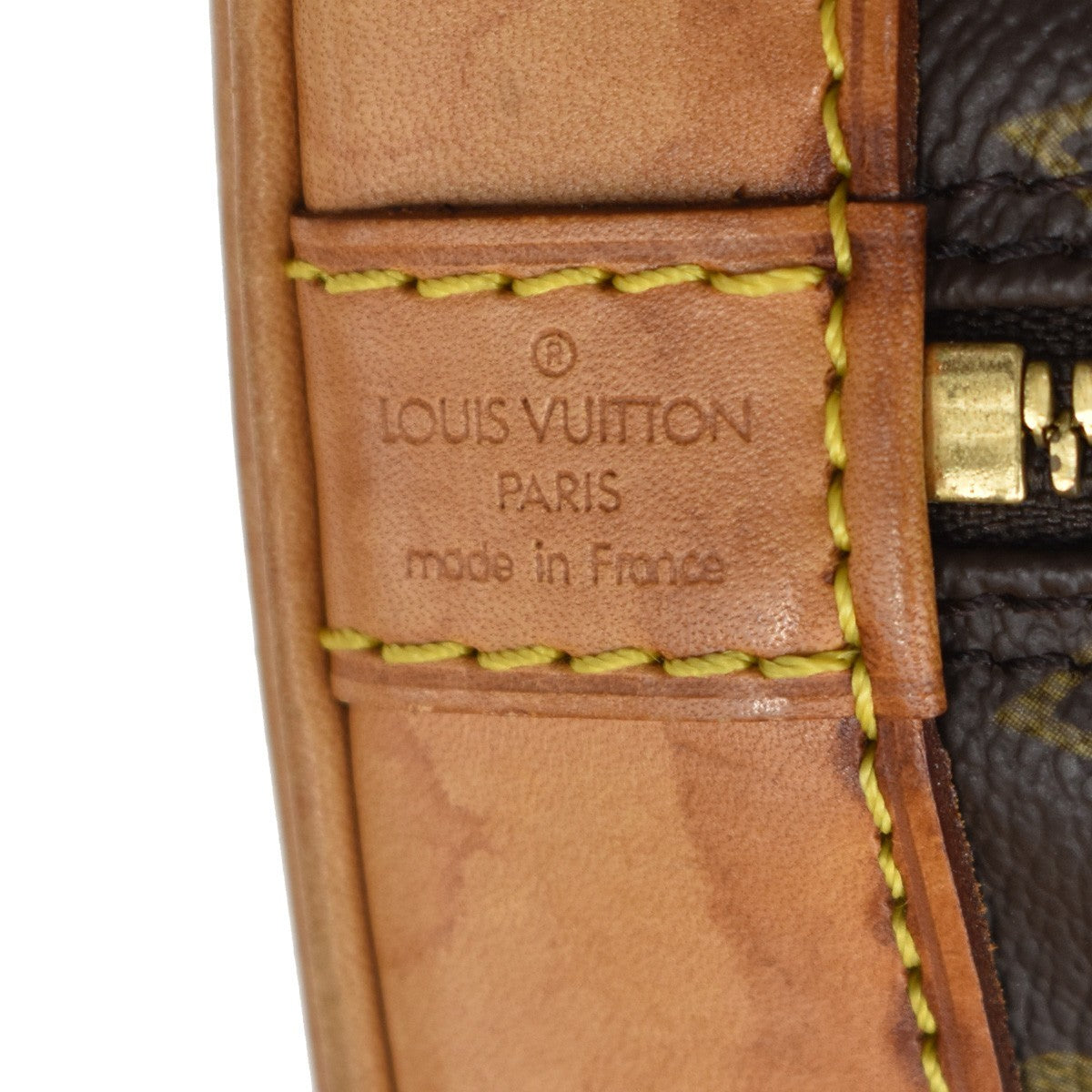 Louis Vuitton Vintage Alma Monogram Canvas Brown Canvas Handbag (Pre-Owned)