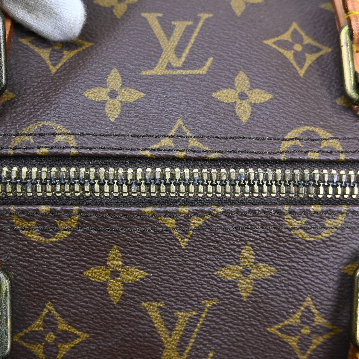 Louis Vuitton Keepall Monogram Brown Canvas Travel Bag Bag (Pre-Owned)