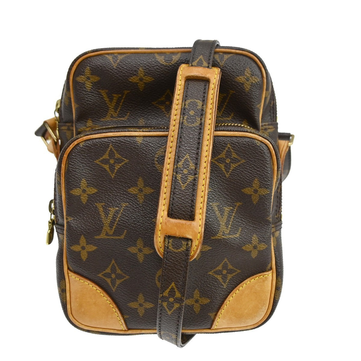 Louis Vuitton Amazone Monogram Canvas Brown Canvas Shoulder Bag Bag (Pre-Owned)