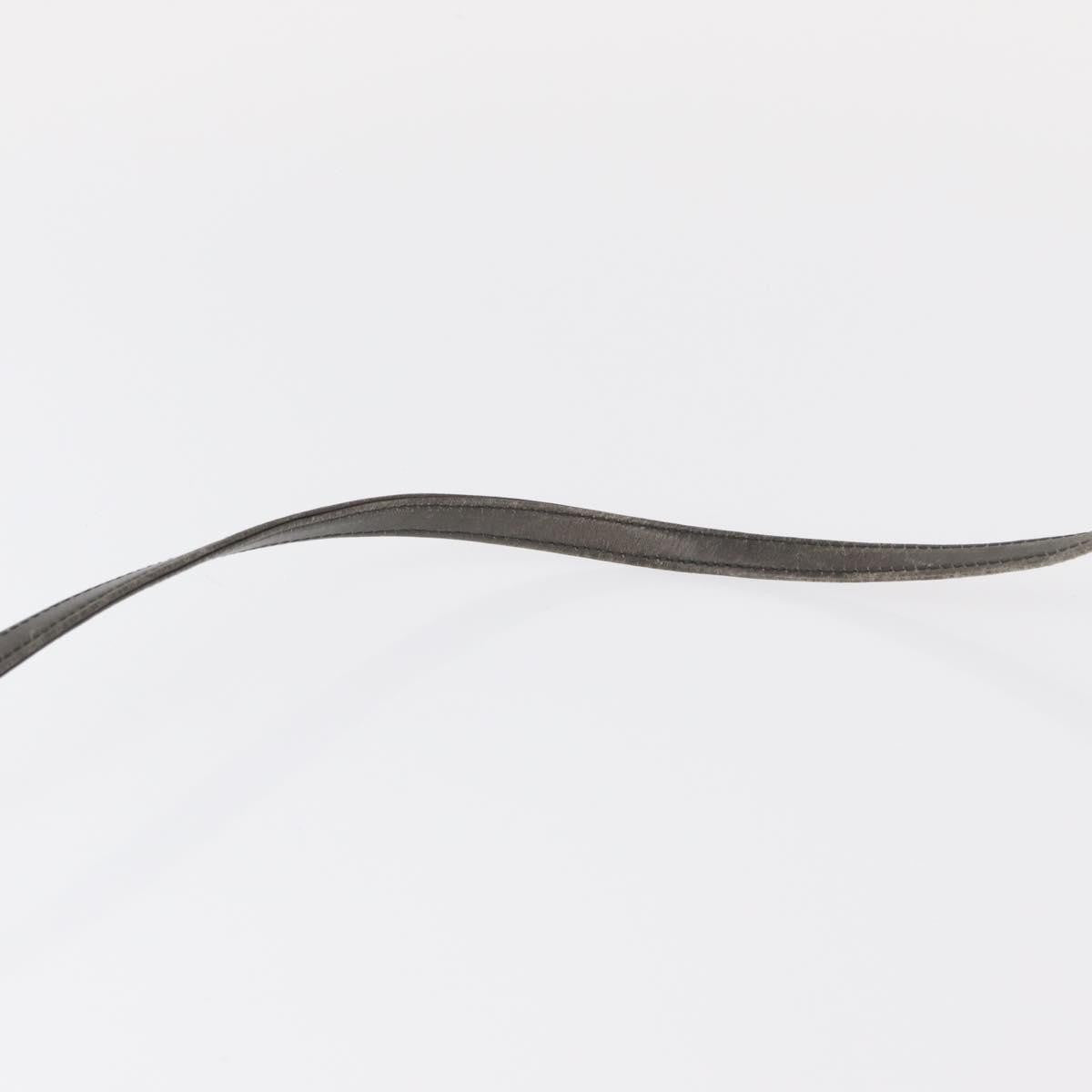 Christian Dior Vintage Cd Logo Leather Gray Leather Tote Bag Bag (Pre-Owned)