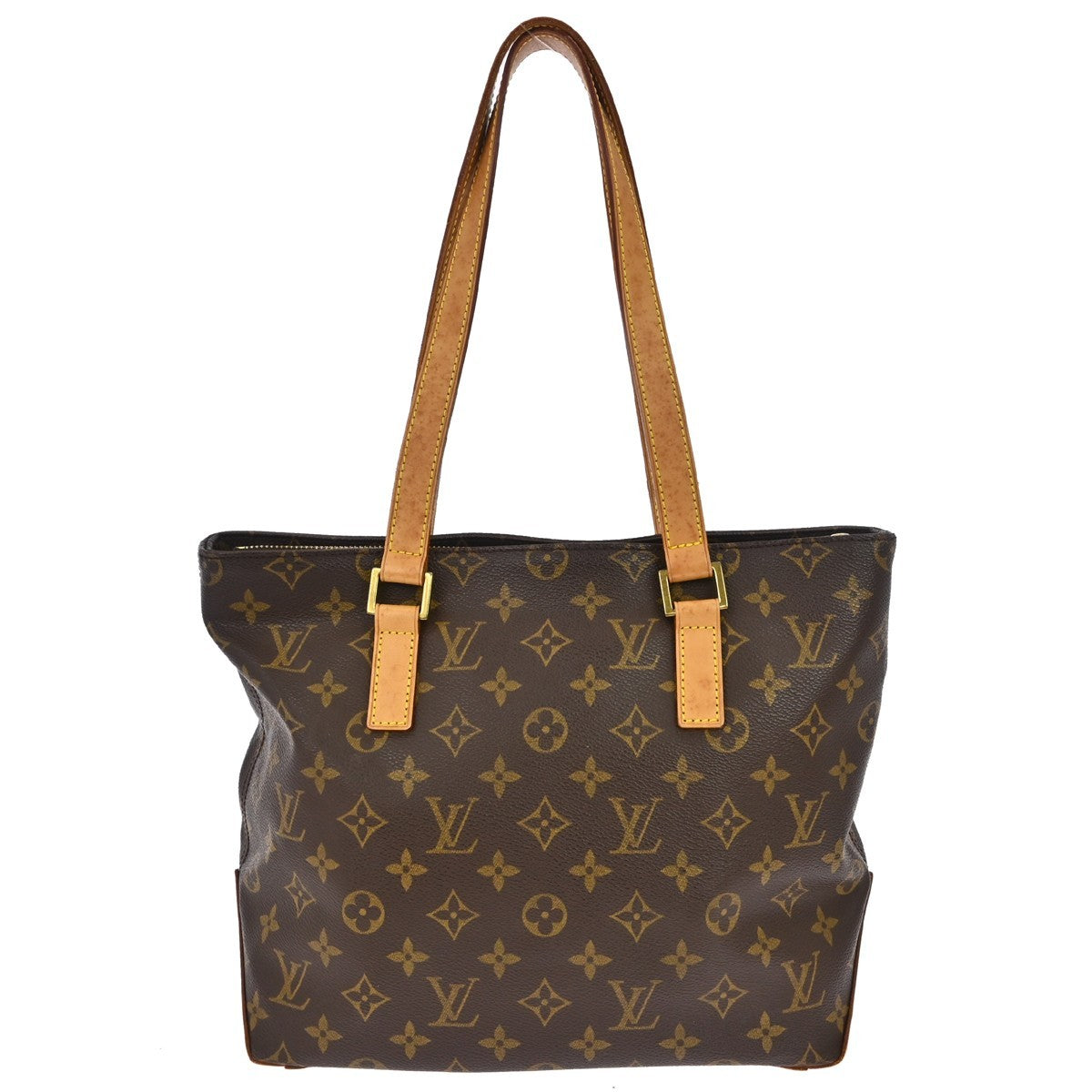 Louis Vuitton Cabas Piano Damier Ebene Brown Canvas Tote Bag Bag (Pre-Owned)