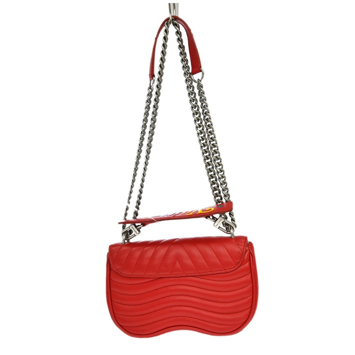 Louis Vuitton New Wave Chain Limited Edition Love Lock Quilted Leather Pink Leather Handbag (Pre-Owned)