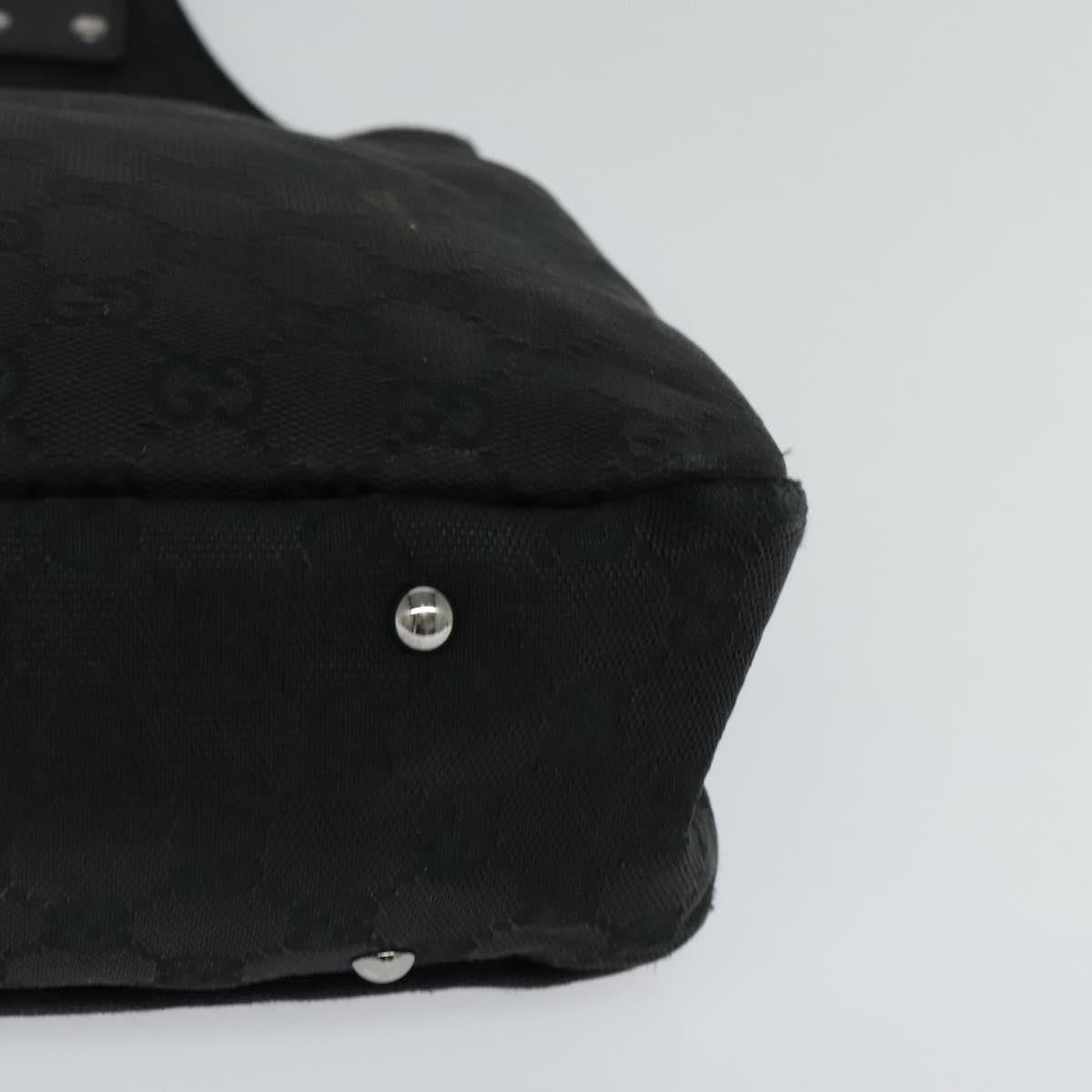 Gucci Gg Canvas Canvas Black Canvas Shoulder Bag Bag (Pre-Owned)