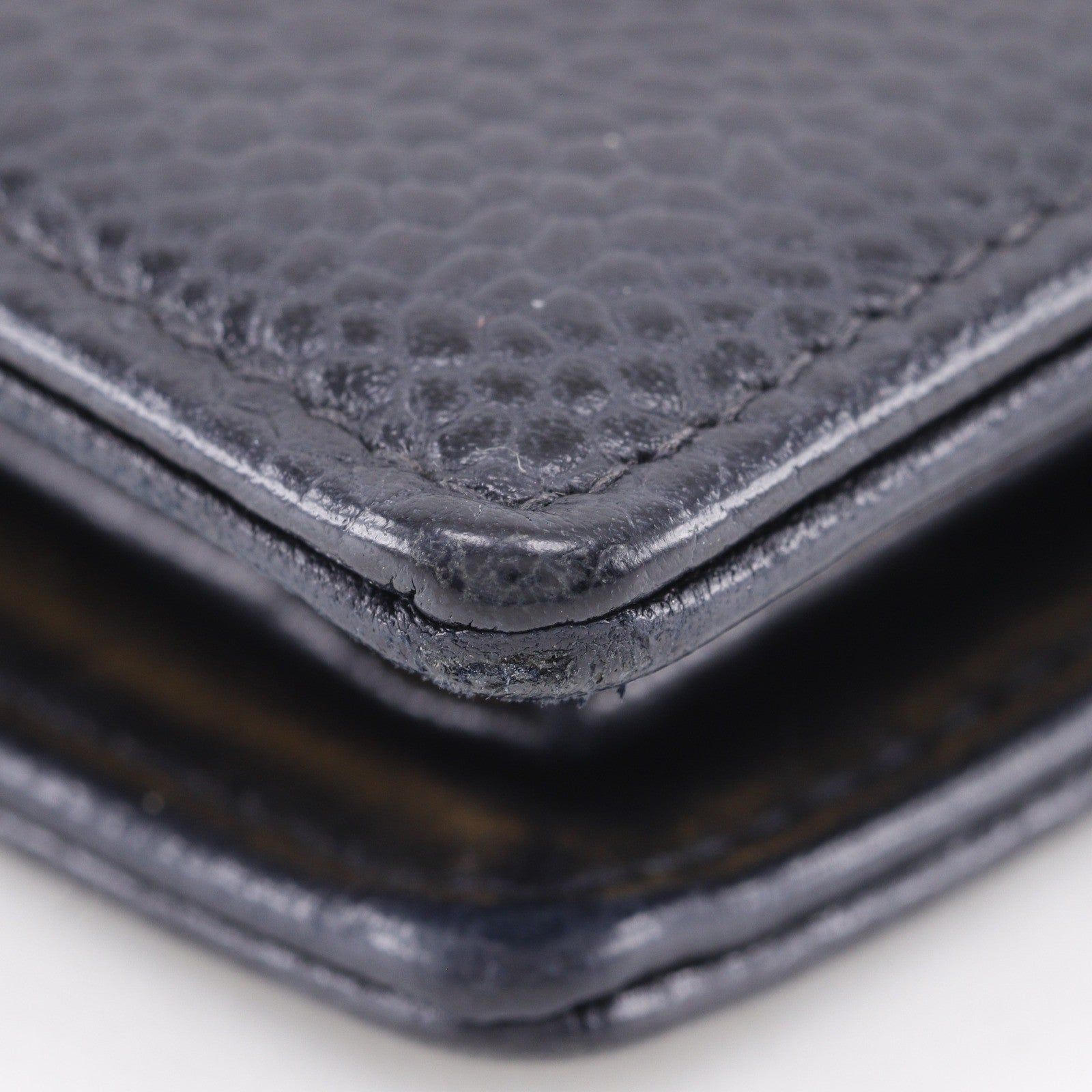 Chanel Timeless Cc French Caviar Black Leather Wallets Accessory (Pre-Owned)