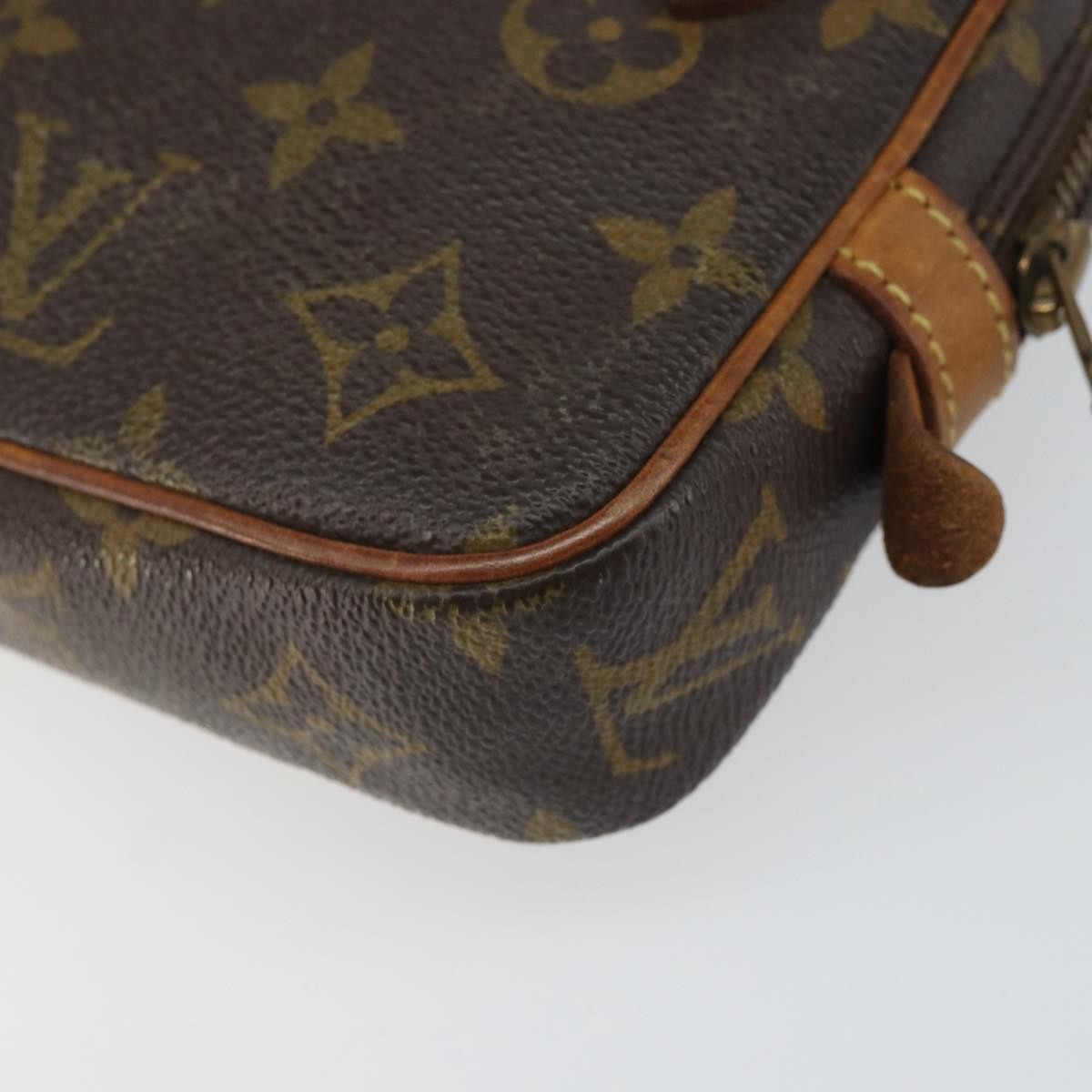 Louis Vuitton Pochette Marly Bandouliere Monogram Canvas Brown Canvas Shoulder Bag Bag (Pre-Owned)