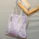 Prada Tessuto Purple Synthetic Tote Bag (Pre-Owned)
