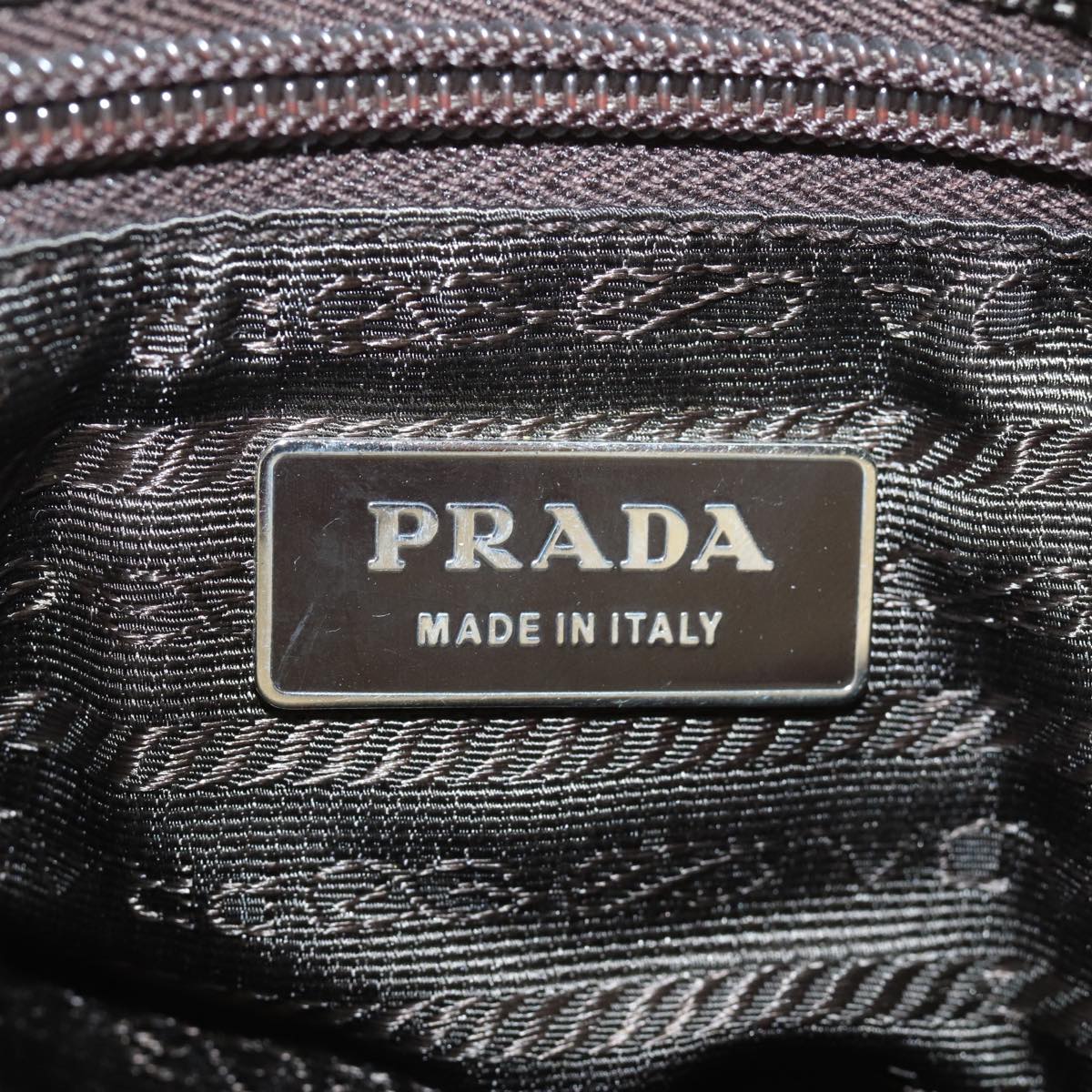 Prada Canapa Beige Canvas Handbag (Pre-Owned)