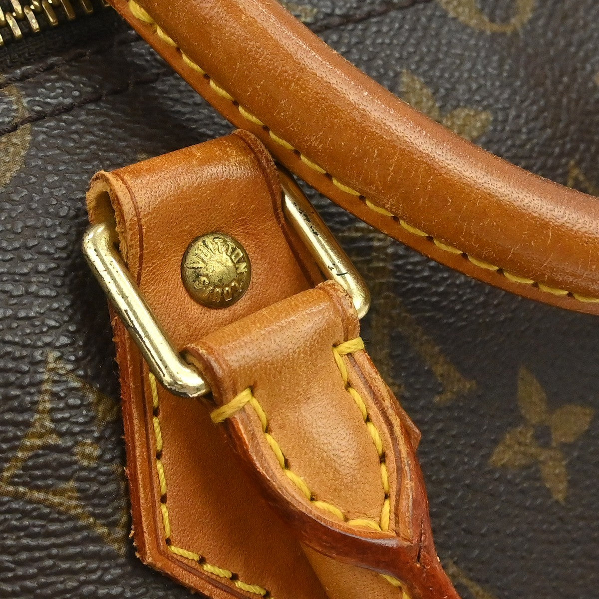 Louis Vuitton Speedy Monogram Brown Canvas Handbag (Pre-Owned)