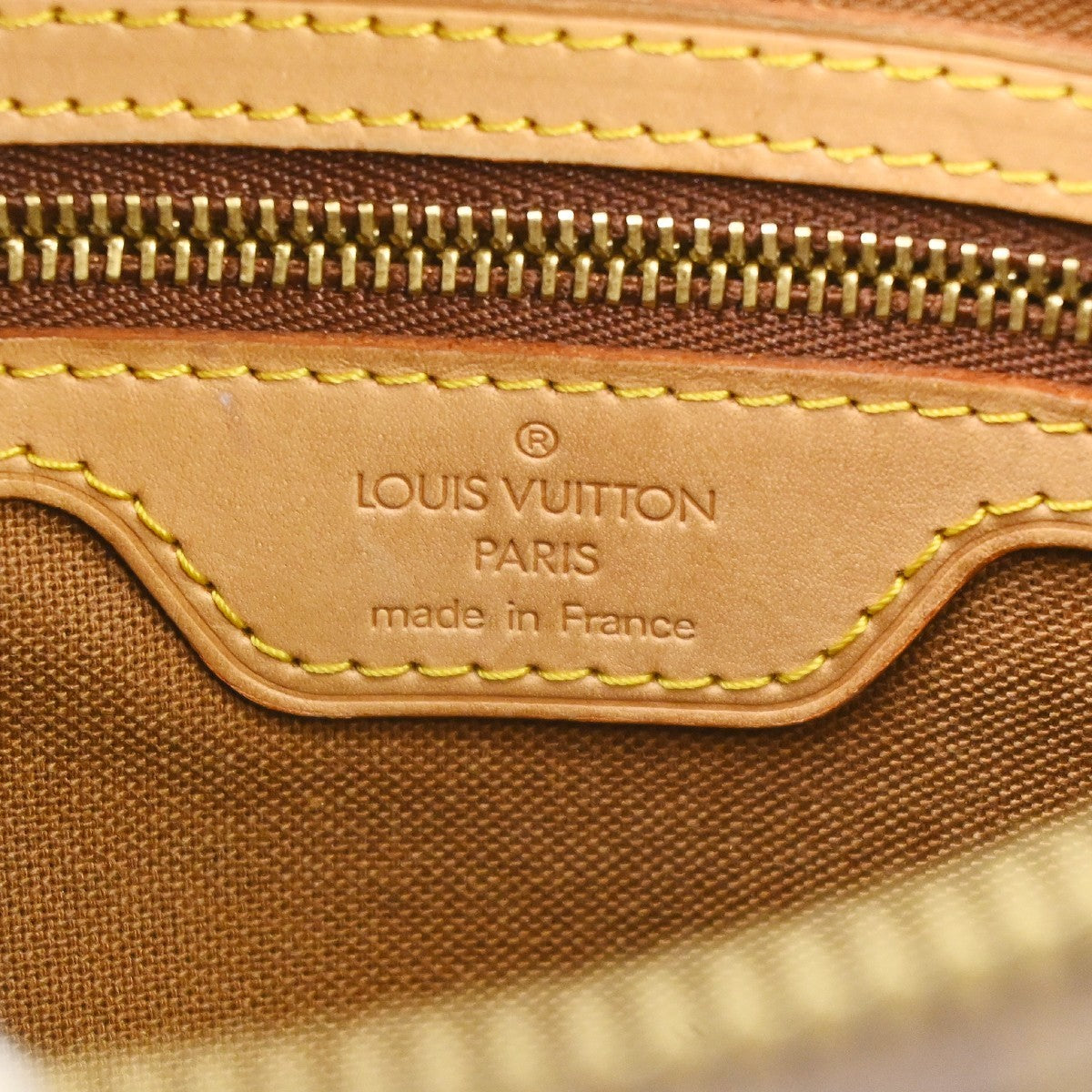 Louis Vuitton Cabas Piano Monogram Canvas Brown Canvas Tote Bag Bag (Pre-Owned)