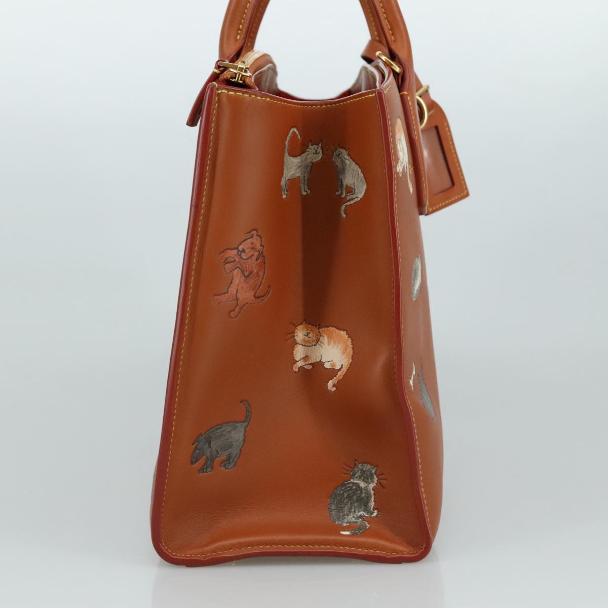Louis Vuitton City Steamer Brown Leather Handbag (Pre-Owned)