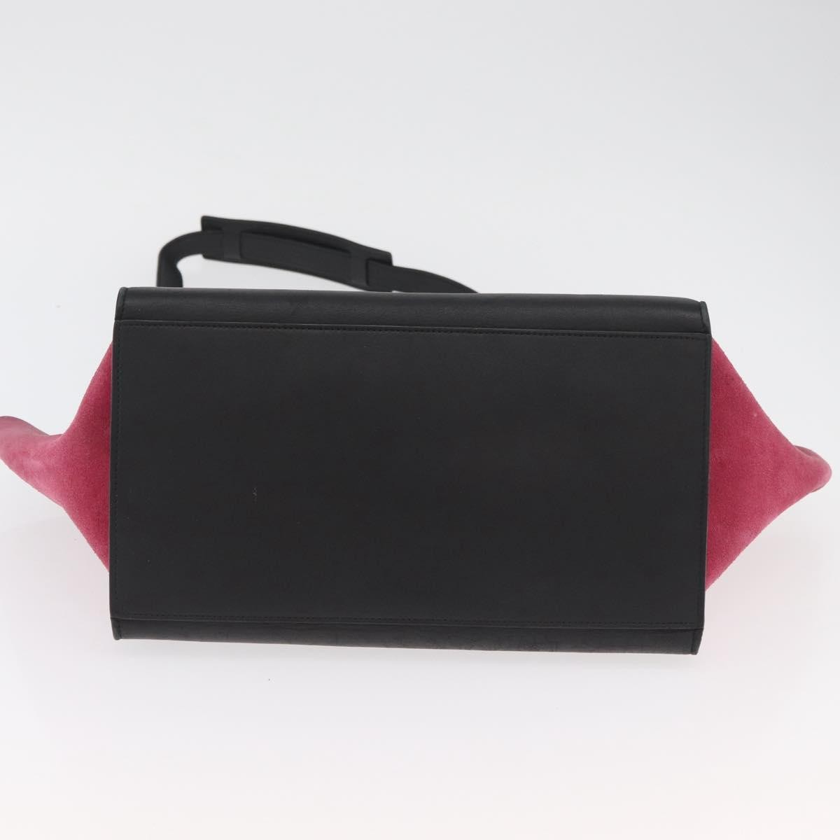 Celine Trapeze Leather With Suede Multicolour Leather Handbag (Pre-Owned)