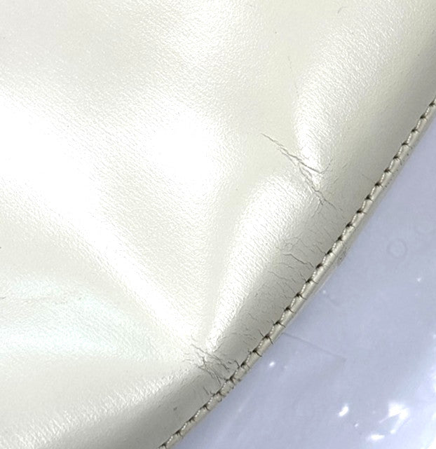 Loewe Vintage Leather Beige Leather Shoulder Bag Bag (Pre-Owned)