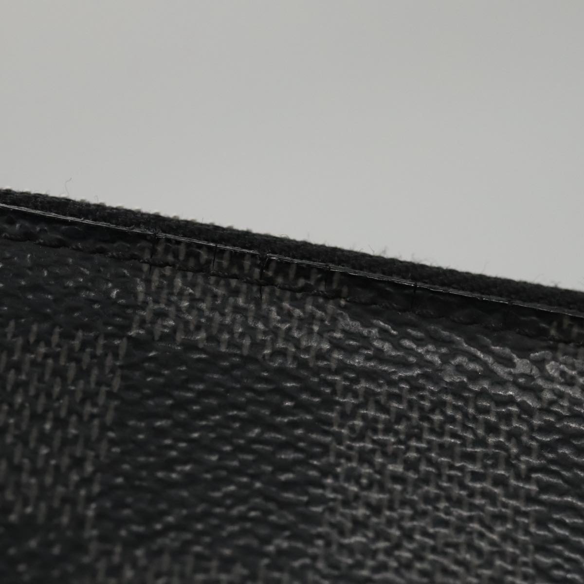 Louis Vuitton Porte Monnaie Jules Black Canvas Wallet  (Pre-Owned)