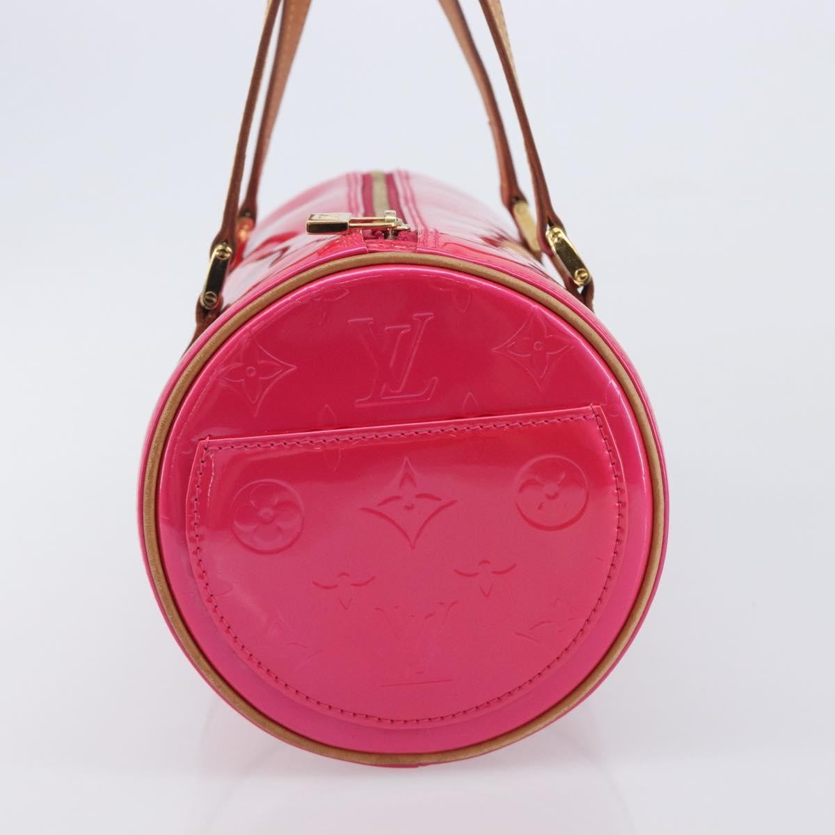 Louis Vuitton Bedford Monogram Vernis Pink Patent_Leather Handbag (Pre-Owned)