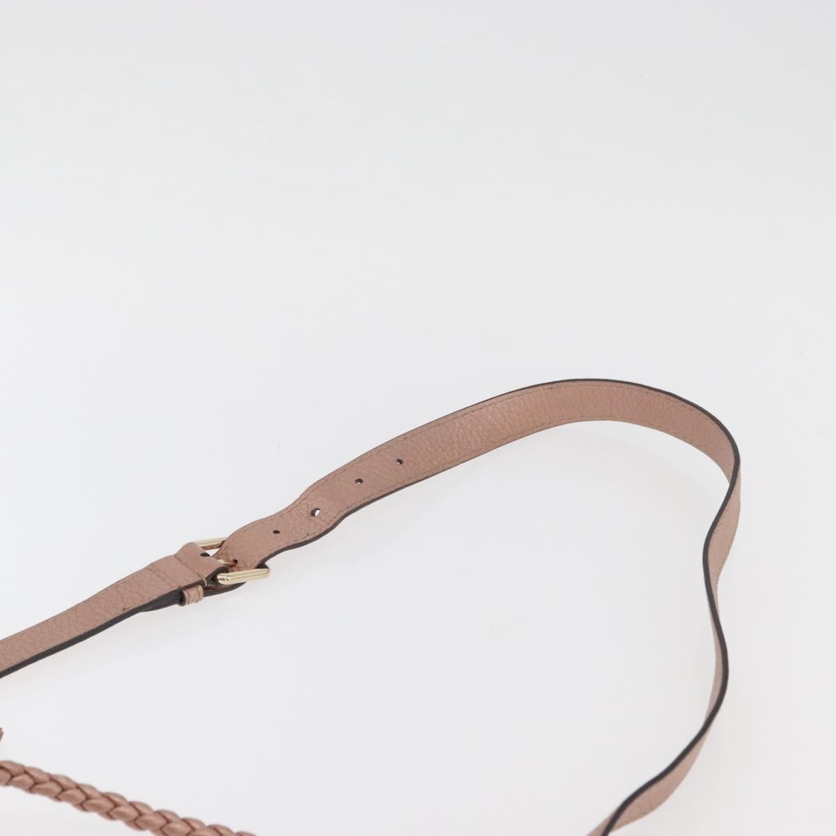 Gucci Bella Convertible Top Handle Leather Pink Leather Handbag (Pre-Owned)