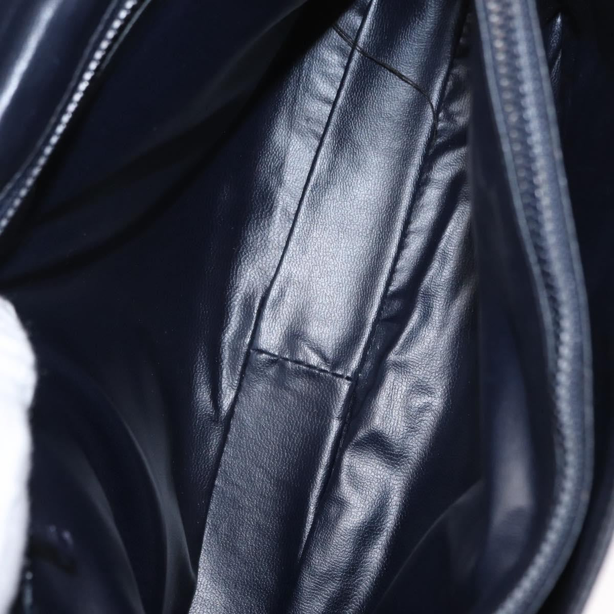 Celine Vintage Macadam Canvas And Leather Black Canvas Shoulder Bag Bag (Pre-Owned)