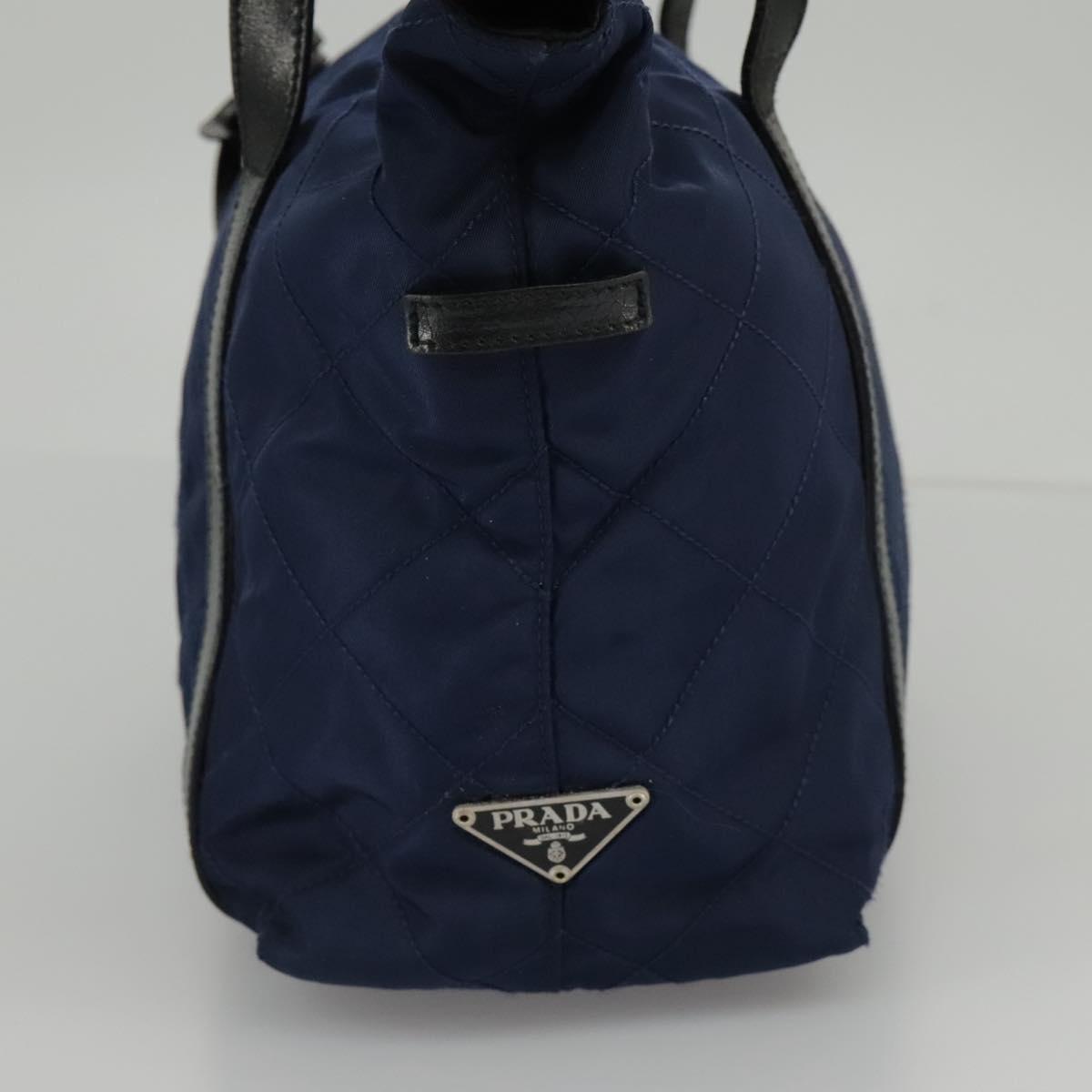 Prada Navy Synthetic Shoulder Bag (Pre-Owned)