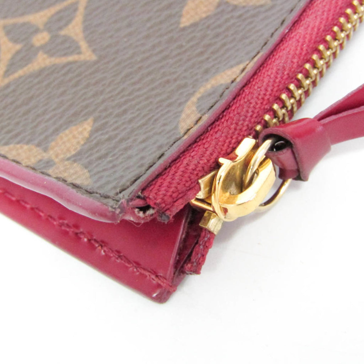 Louis Vuitton Zipped Card Holder Nm Monogram Canvas Brown Canvas Card Holders Accessory (Pre-Owned)