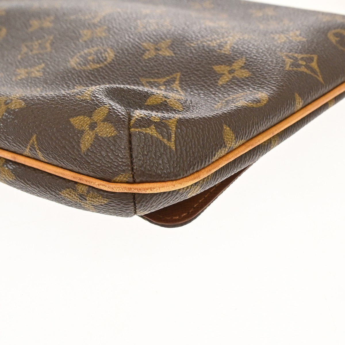 Louis Vuitton Musette Tango Monogram Canvas Brown Canvas Shoulder Bag Bag (Pre-Owned)