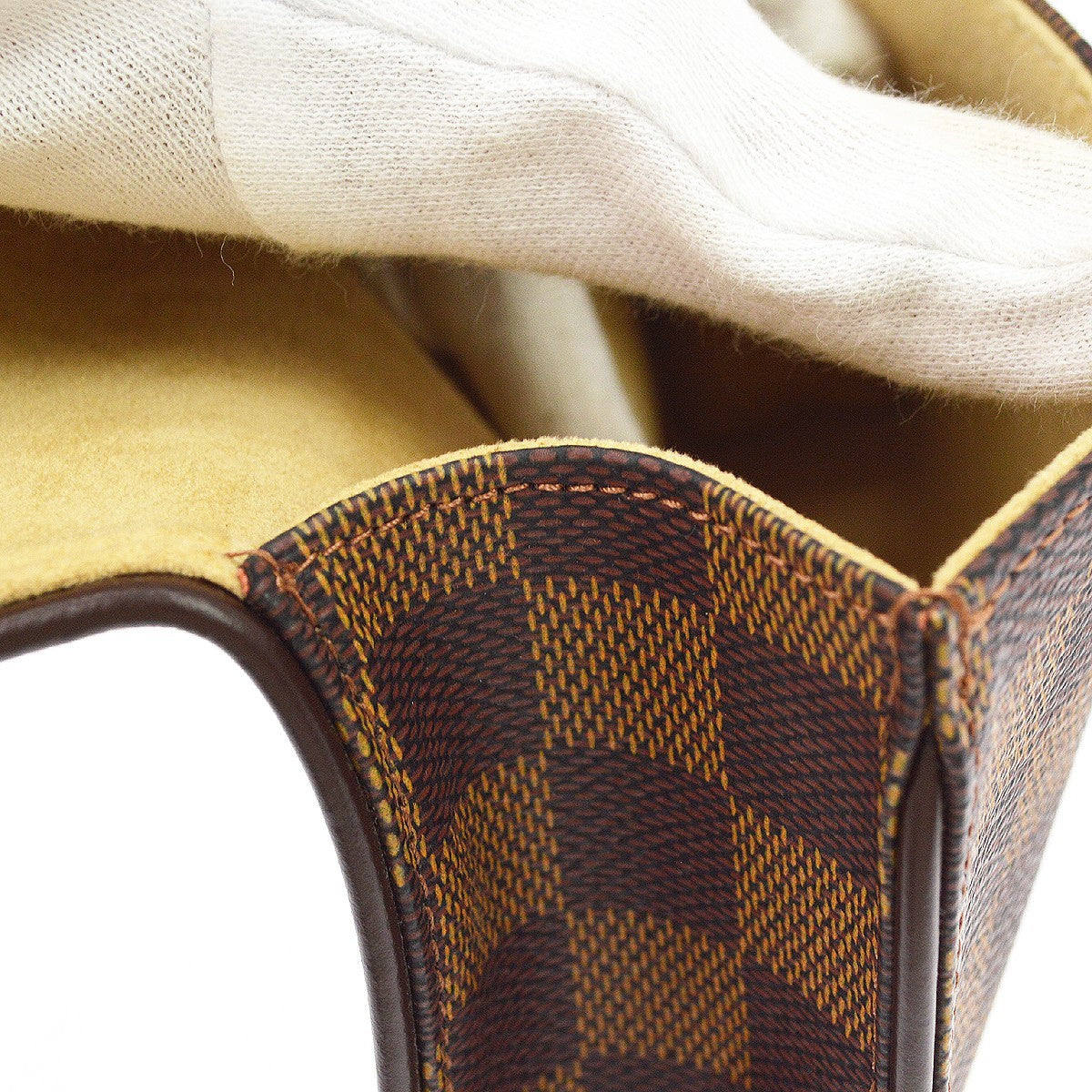 Louis Vuitton Florentine Pochette Damier Brown Canvas Clutche & Pouche Bag (Pre-Owned)