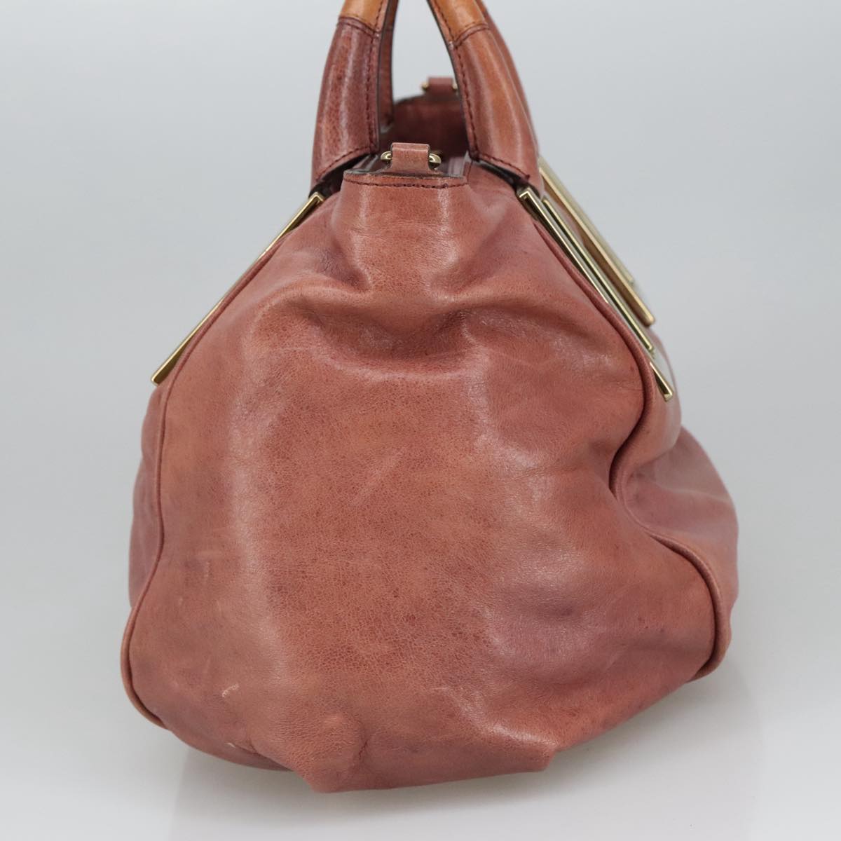 Chloé Ethel Pink Leather Handbag (Pre-Owned)