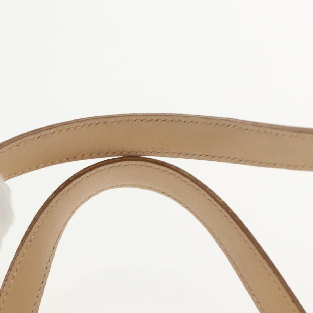 Burberry Nova Check Beige Canvas Handbag (Pre-Owned)