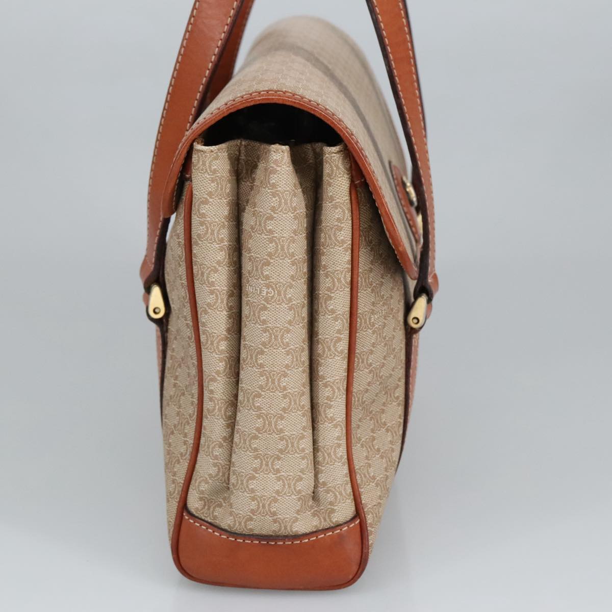 Céline Beige Canvas Handbag (Pre-Owned)